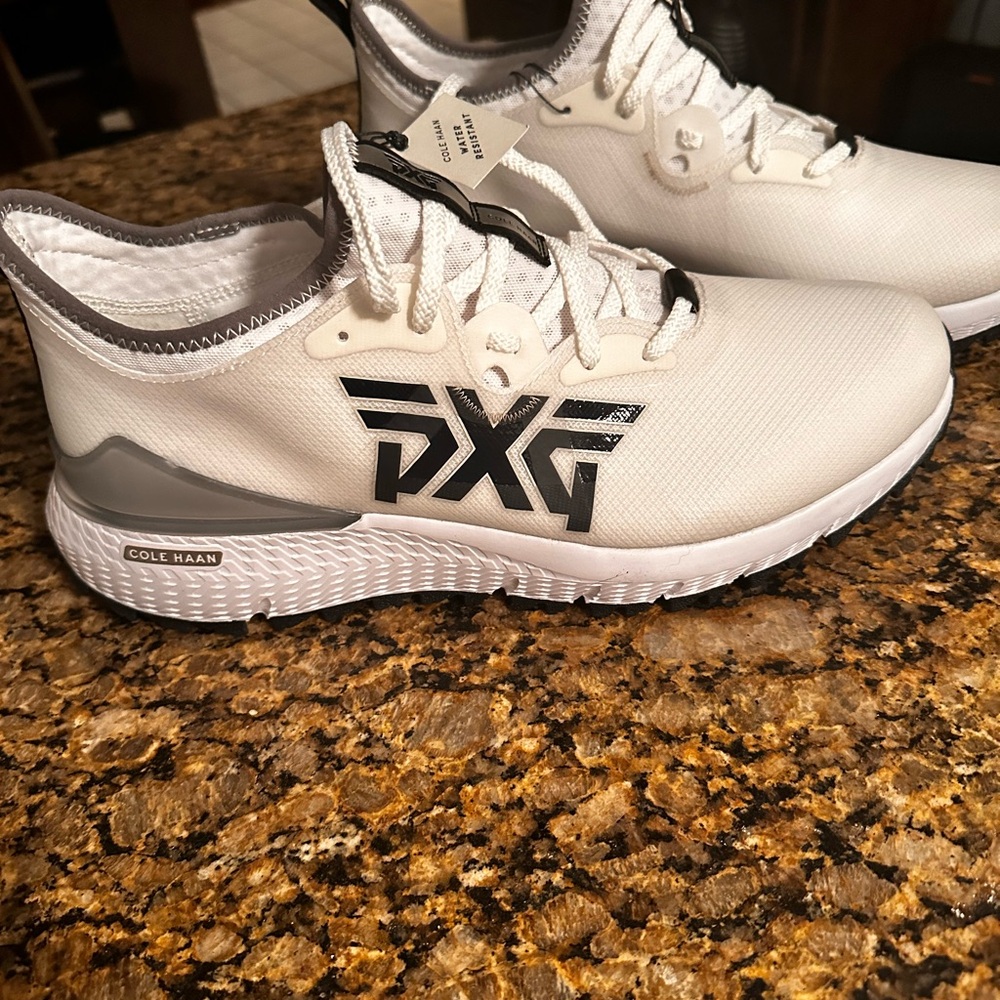 Cole Haan White and Black Athletic Shoes
